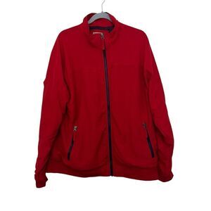 Duluth Red Full Zipper Windbreaker Long Sleeve Jacket Men’s Size Large